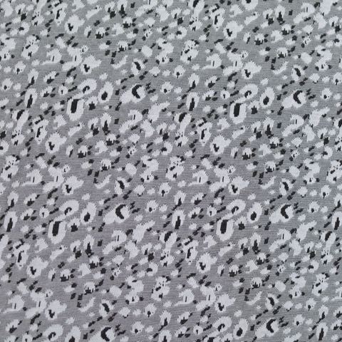 Black Leopard Jacquard, Polyester, 185 gsm