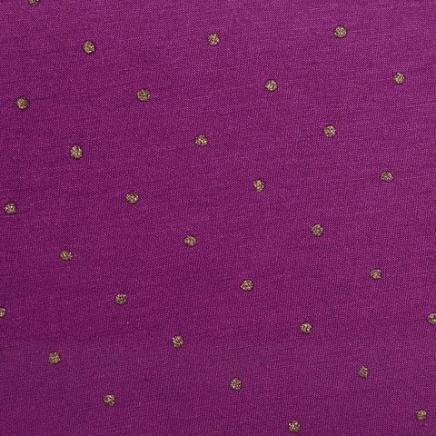 Fine Dotted Polyester Viscose Knit Fabric