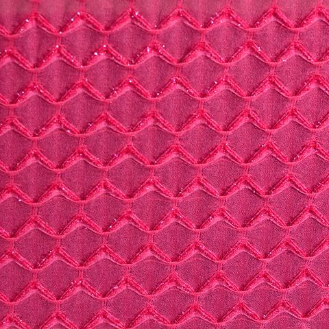 Pink Tone-on-Tone Jacquard, Poly-Linen