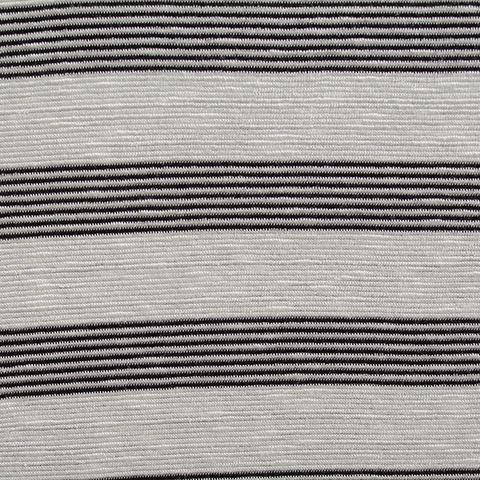 Striped Viscose Stretch Knit Fabric