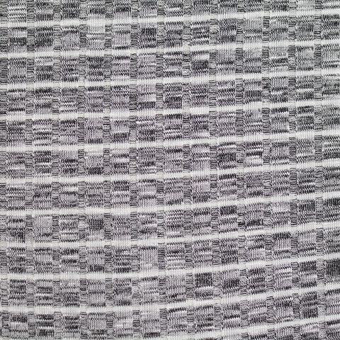 Fine Plaid Viscose Polyester Stretch Knit Fabric