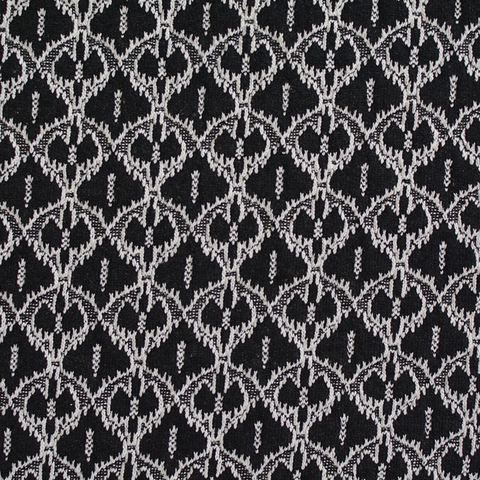 Jacquard Polyester Cotton Blend Stretch Knit Fabric