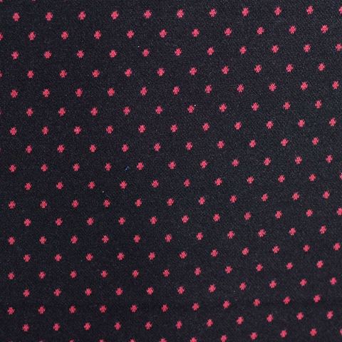 Fine Dotted Polyester Viscose Knit Fabric