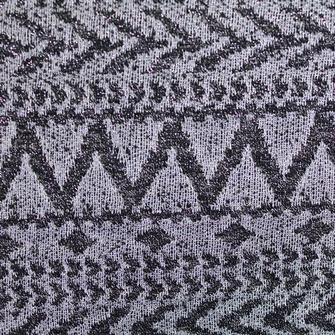 Jacquard Metallic Knit Fabric