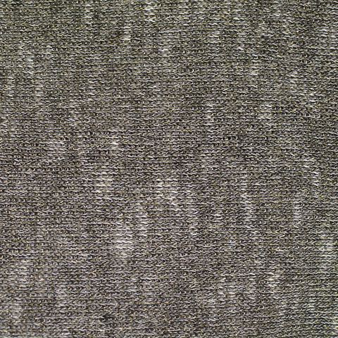 Heather Metallic Viscose Blend Stretch Chunky Knit Fabric