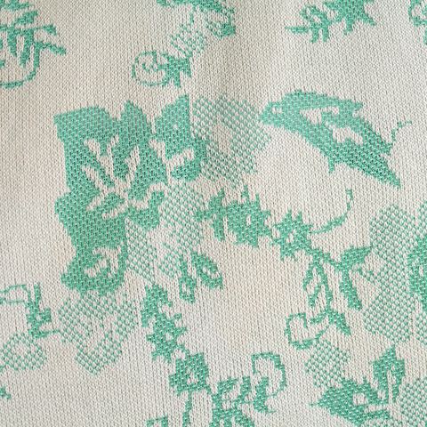 Jacquard 100% Polyester Interlock Knit Fabric