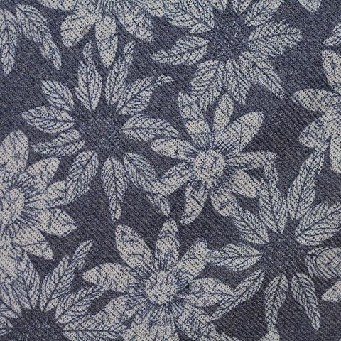 Bold Floral Cotton Polyester French Terry Fabric