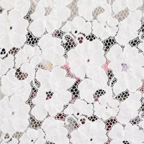 Nylon Cotton Lace Fabric