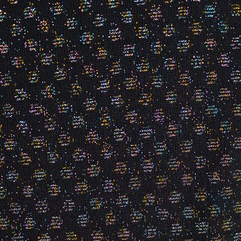 Jacquard Nylon Metallic Stretch Knit Fabric