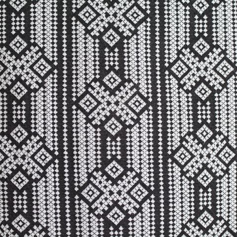 Jacquard Cotton Polyester Stretch Knit Fabric