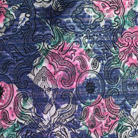 Jacquard 100% Polyester Woven Fabric