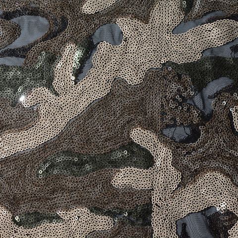 Brown Bold-Camo Knit, Polyester