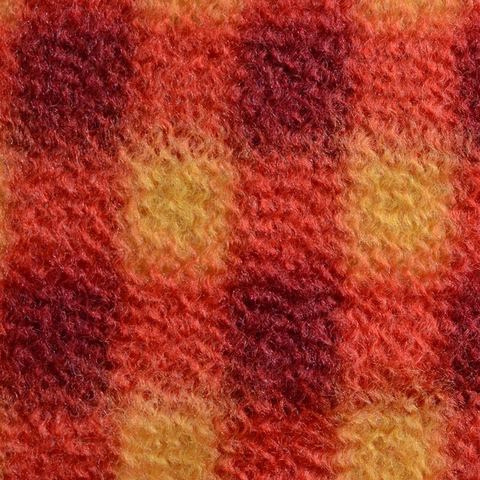 Bold Plaid Polyester Wool Wool Coating Fabric