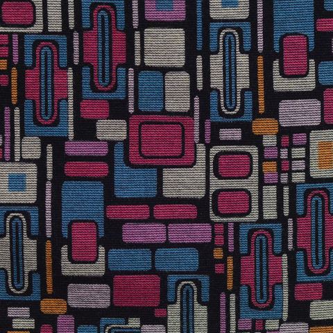 Jacquard Viscose Polyester Stretch Ponte Knit Fabric