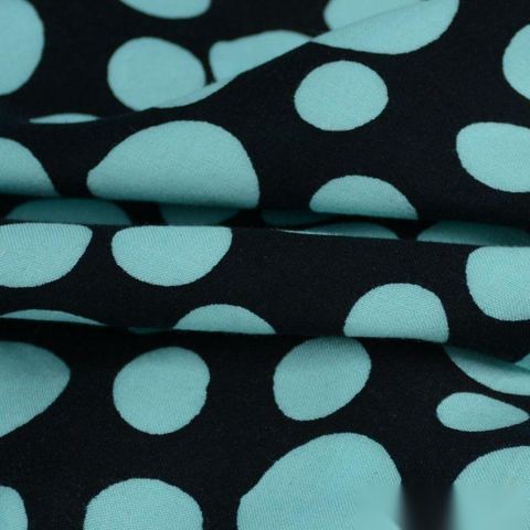 Bold Dotted 100% Viscose Woven Fabric