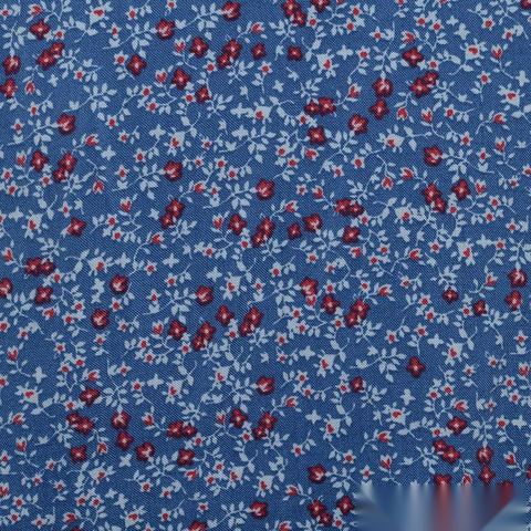 Fine Floral 100% Viscose Woven Fabric