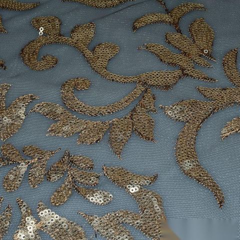 Bold Floral 100% Polyester Mesh Fabric